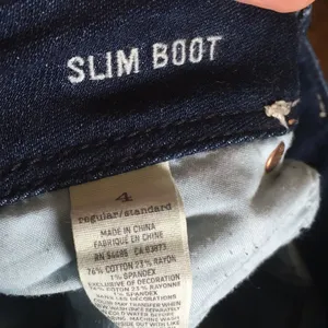 American Eagle slim boot western cowboycore dark wash jeans thumbnail 3