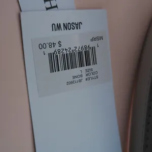 ⁠Jason Wu Leather Skinny Belt Bone‎ Off White Gold Size L JB112602 Old Money thumbnail 5