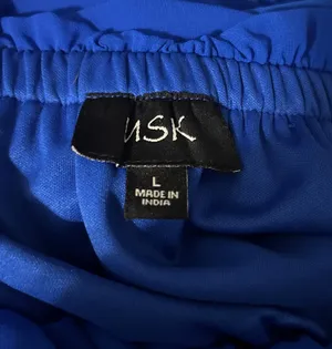 MSK Dress Blue Size L thumbnail 3