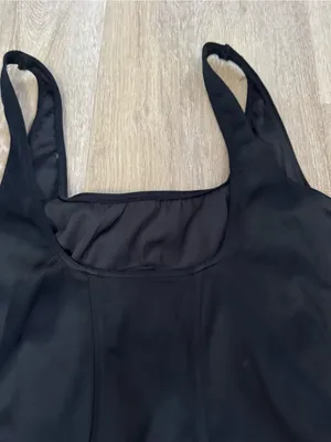 White Fox Boutique Black Scoop-Front Bodysuit thumbnail 5