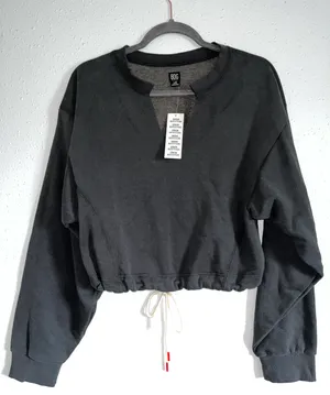 Urban Outfitters Draw Waist Hoodie thumbnail 1