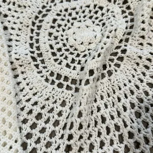 United States Sweaters White Crochet Cardigan thumbnail 6