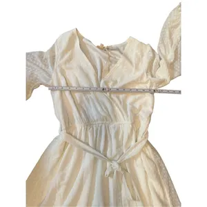 Hem & Thread Belle of the‎ Ball Dress White Swiss Dot Mini Dress Sz Small NEW thumbnail 10