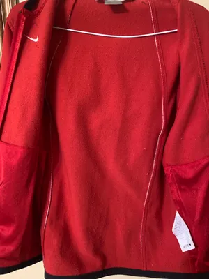 Nike Vintage Red Zip Up Hoodie Jacket thumbnail 4