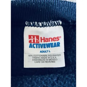 Vintage 1990s Blue Crewneck Sweatshirt Happiness Is Grandma's House Lrg Granny thumbnail 5