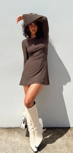 Brown Dress thumbnail 1