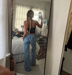 Flare Button Pocket Jeans thumbnail 4