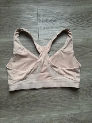 Champion Light Tan Racerback Sports Bra thumbnail 2