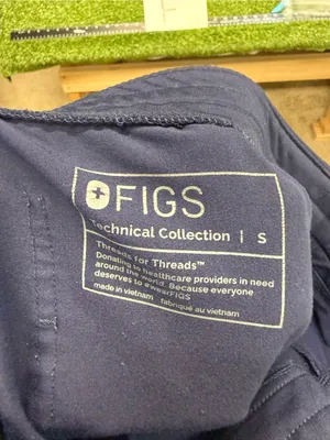 Figs Zamora Jogger Scrub‎ Pant Navy Blue Drawstring Medical Women’s Small thumbnail 5