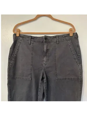 Madewell Slim Straight Utility Pant Gray Womens 31 thumbnail 3