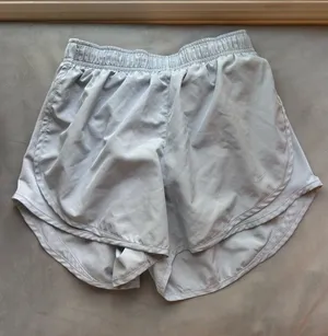 Nike Women’s Light Gray Running Shorts thumbnail 1