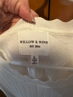 Willow & Wind White Dress Size M thumbnail 3