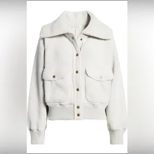 We‎ the Free People Shasta Cardi Jacket in Morning Fog Size XL Revolve thumbnail 4