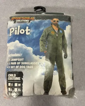 Adult Spooktacular Creations Pilot Green Size XXL thumbnail 1