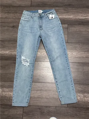 Princess Polly Ripped Jeans thumbnail 1