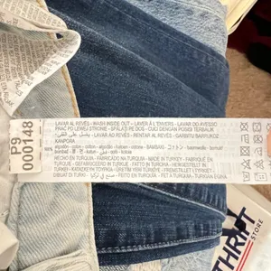 874 | Zara High Rise Wide Leg Relaxed Cotton Denim Jeans Light‎ Wash Womens 4 thumbnail 6