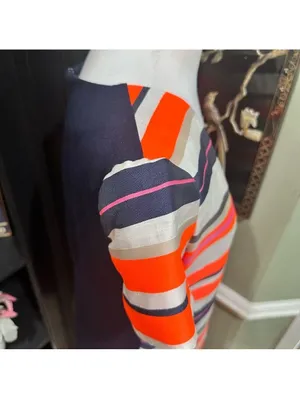 Vilagallo Striped Shift Dress Size 40 (Approx. US 8)Made in Portugal thumbnail 3