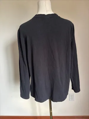 Motherhood Black Long Sleeve V-Neck Maternity Top thumbnail 4