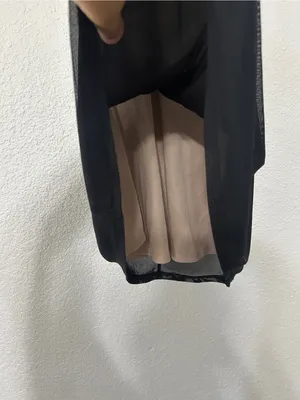 wild fable Black Sheer Halter Backless Mini Dress thumbnail 4