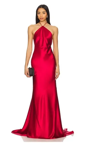 Acler Tarnacre Red Gown Size 12 thumbnail 1