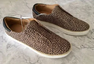 Cheetah Print Sneakers, Size 10 Brown thumbnail 2