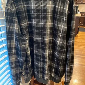 Frye and co mens XXL 1/4 zip fleece pullover black and gray thumbnail 3