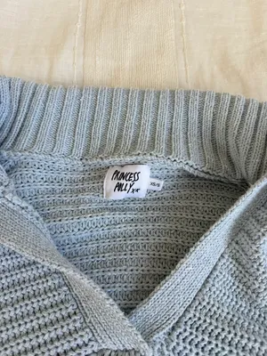 Princess Polly Wester Ribbed Sweater Blue thumbnail 6