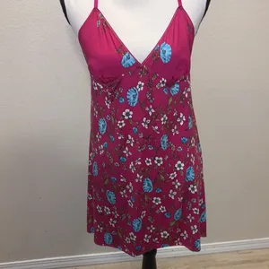 Secret Treasures purple floral sexy nightgown thumbnail 3