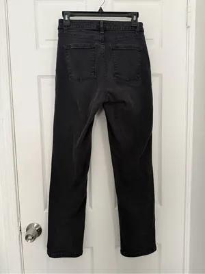 L.L. Bean Straight-Leg Jeans - Black Wash thumbnail 5