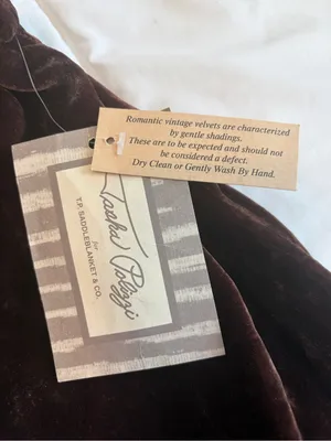 NWT Tasha Polizzi Collection Brown Velvet Skirt Size Large Romantic Western T5 thumbnail 4