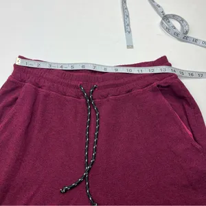 Sundry Jogger Womens Size 2 Medium 8‎ - 10 Burgundy Wine Pull-on Pant Pockets thumbnail 5