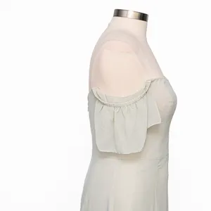 Jenny Yoo - ‎ Bridesmaid Elsie Off The Shoulder Flutter Sleeve Chiffon Dress thumbnail 10