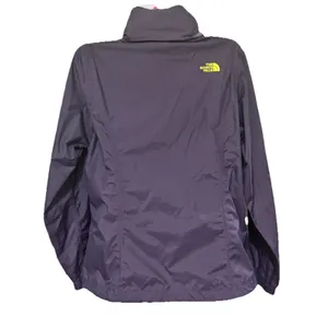 North Face DryVent Purple Yellow Hooded Rain Jacket M Hiking Camping Gorpcore thumbnail 3