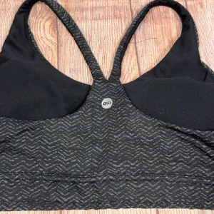 Dip Black Patterned Sports Bra thumbnail 5