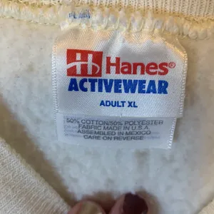Hanes Vintage Christmas Home for the Holidays Baltimore, OH Puffy Paint Sweatshirt thumbnail 3