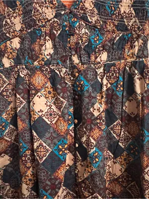ANTHROPOLOGIE Peregrine Patchwork‎ Maxi Dress thumbnail 6