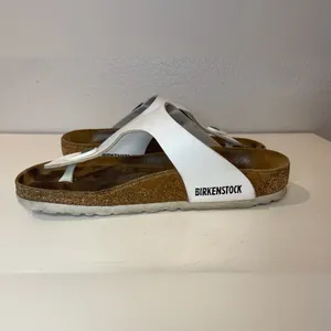Birkenstock Women’s Gizeh Birko-Flor White Sandals Size 5-5.5‎ (36) thumbnail 6