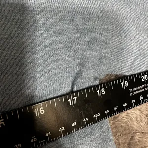 Primark‎ Sweater Women XS Grey Crewneck Wool Blend Long Sleeve Ribbed Knit Top thumbnail 2