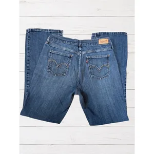Levi's‎ 515 Bootcut Jeans Women's 8 W29 Medium Wash Stretch Denim thumbnail 2