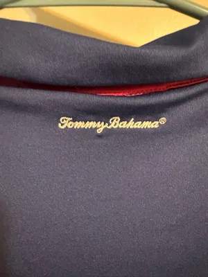 Tommy‎ Bahama Golf Blue performance Polo Shirt tennis pickleball Women's Small thumbnail 4