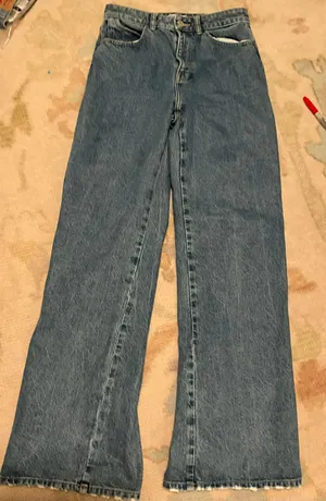 ZARA Wide Leg Jeans thumbnail 1