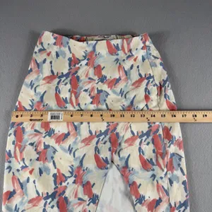 Abercrombie & Fitch Abstract Floral Midi Skirt XS thumbnail 6