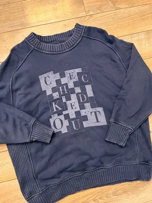 Aerie checked out crewneck sweater size XS thumbnail 2