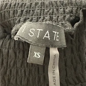 1. State‎ Black Smocked Waist Wide Leg Shorts XS Polyester Dressy Casual thumbnail 3