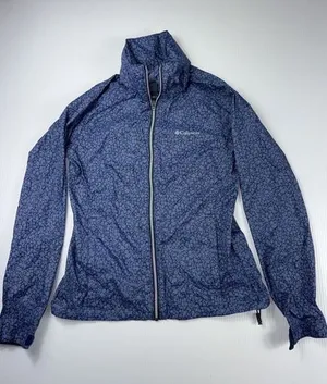 Columbia Women's Switchback Lightweight‎ Hooded Jacket Size S Blue thumbnail 1
