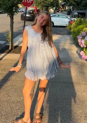 We The Free light blue free people babydoll top thumbnail 1