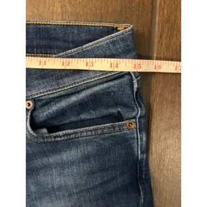 Polo Ralph Lauren Jeans 28R Blue Distressed Ripped‎ Raw Hem Skinny Denim thumbnail 6