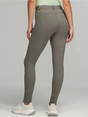 Lululemon City Sleek Slim-Fit 5 Pocket High-Rise Pant in Grey Sage Size 28 thumbnail 5