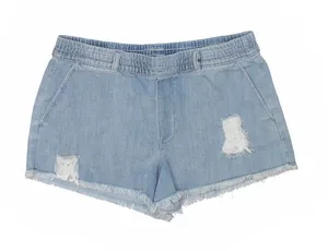American Eagle aerie elastic waist Distressed Denim Women’s Shorts small thumbnail 1