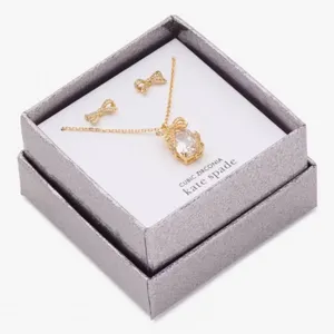 Kate Spade Gold Necklace and Earrings Set thumbnail 1